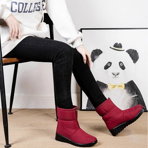 bota para neve peluciada