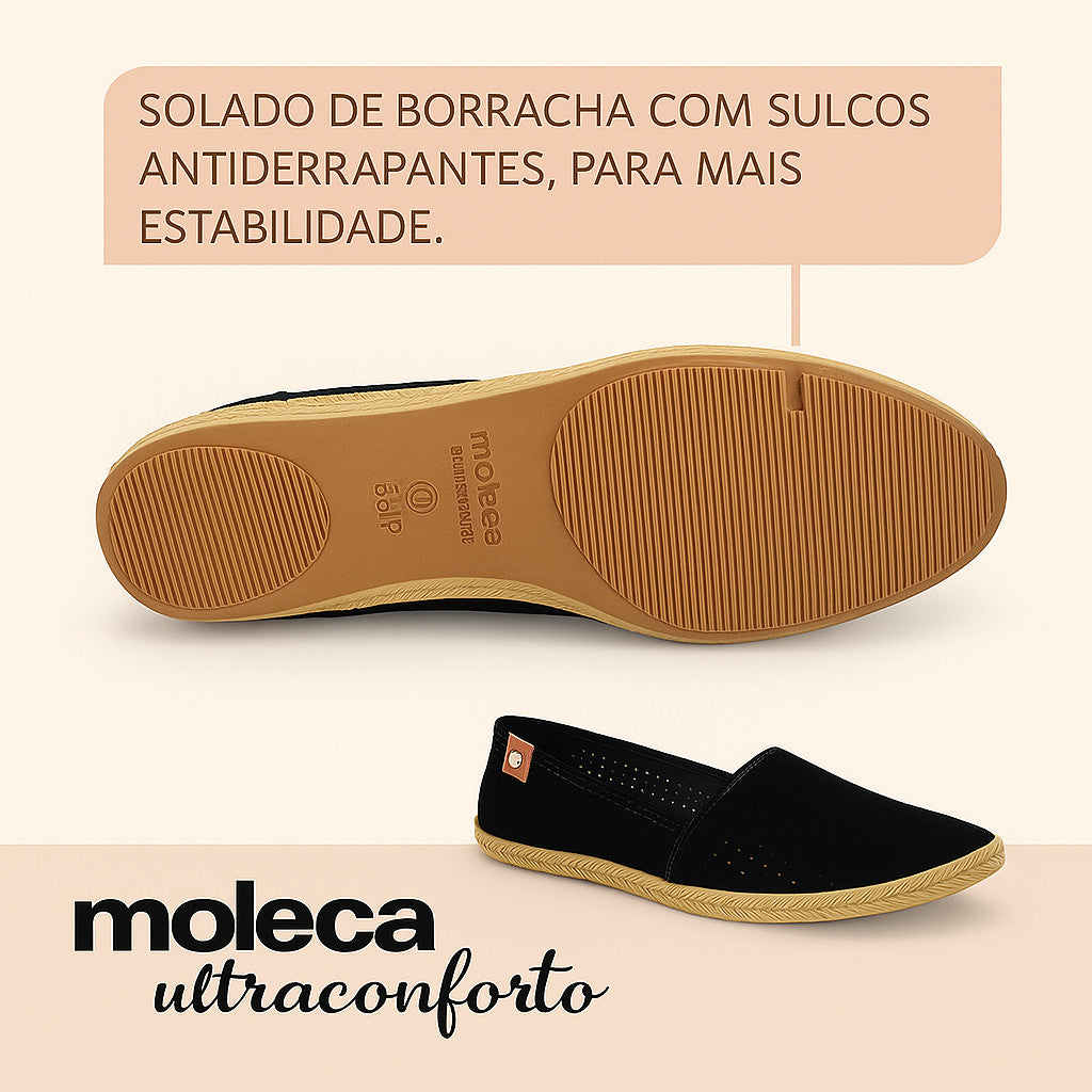 Sapatilha Ortopédica Feminina Moleca
