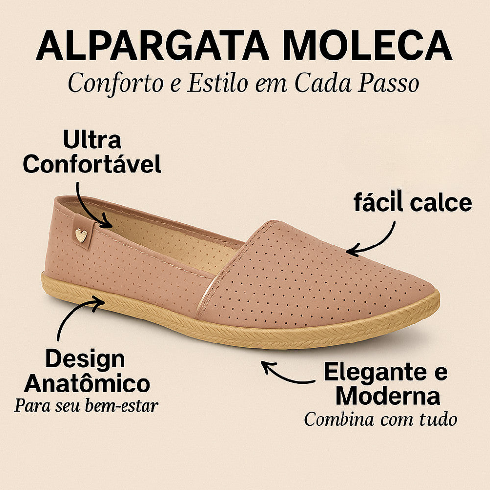 Sapatilha Ortopédica Feminina Moleca