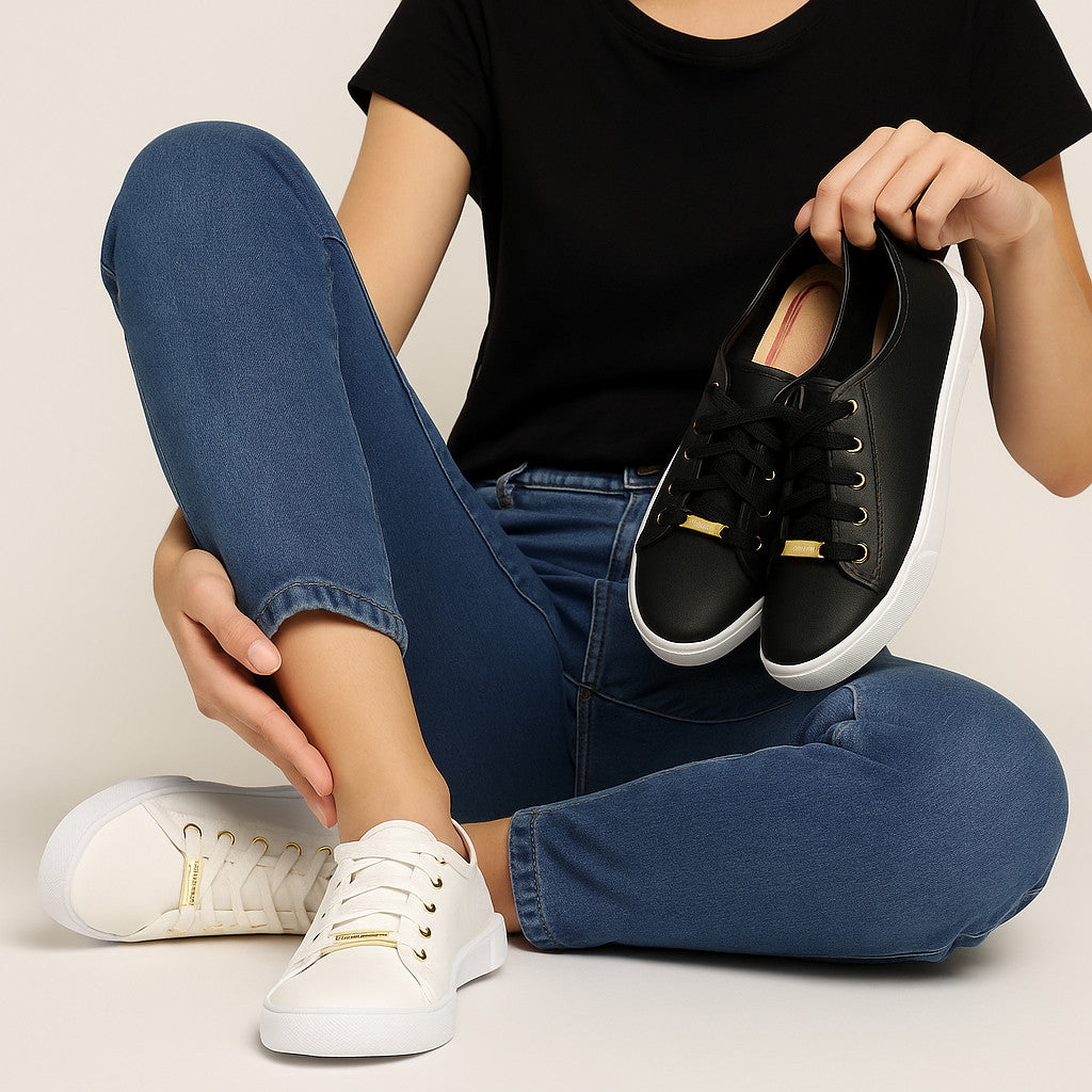 Tênis feminino Casual Moleca
