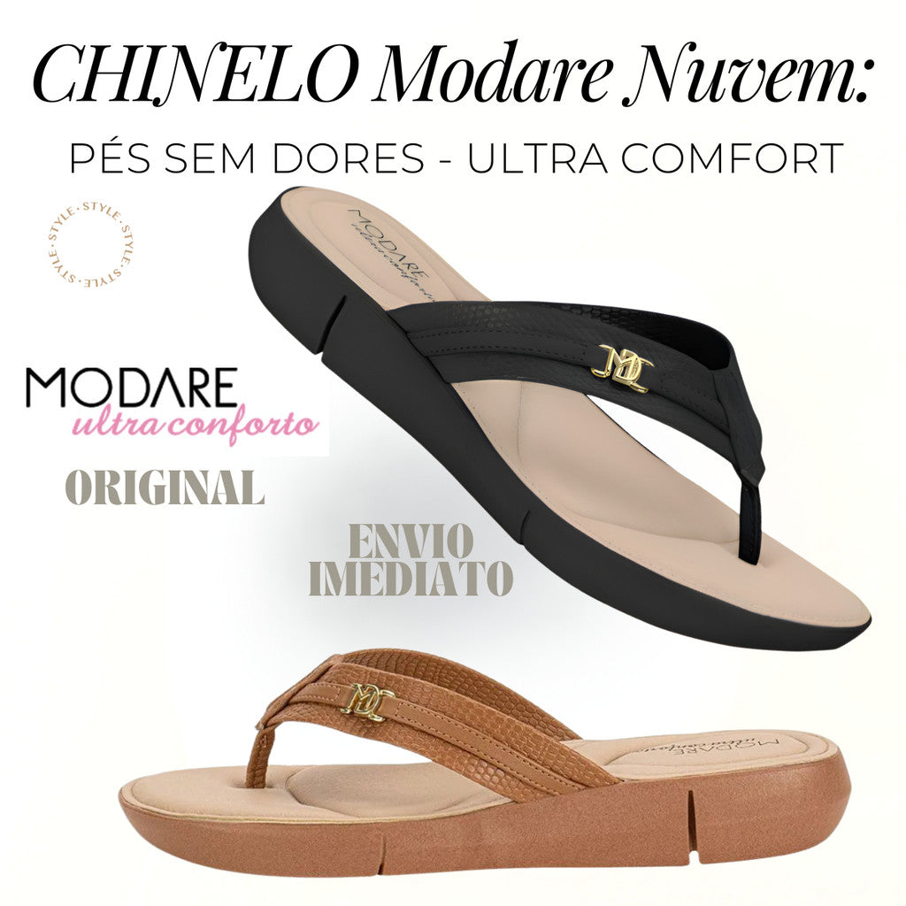 Chinelo ortopédico massageador Modare