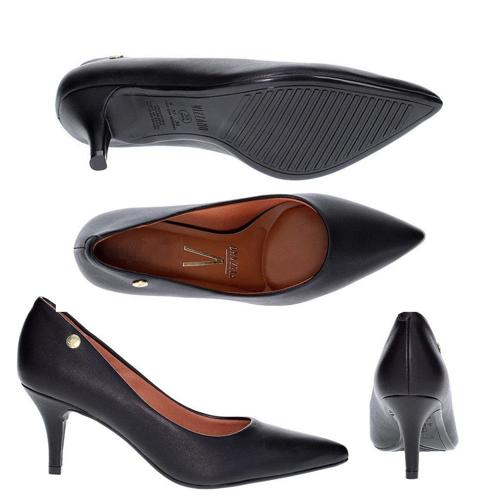 Scarpin Vizzano Feminino Salto Baixo Fino Macio