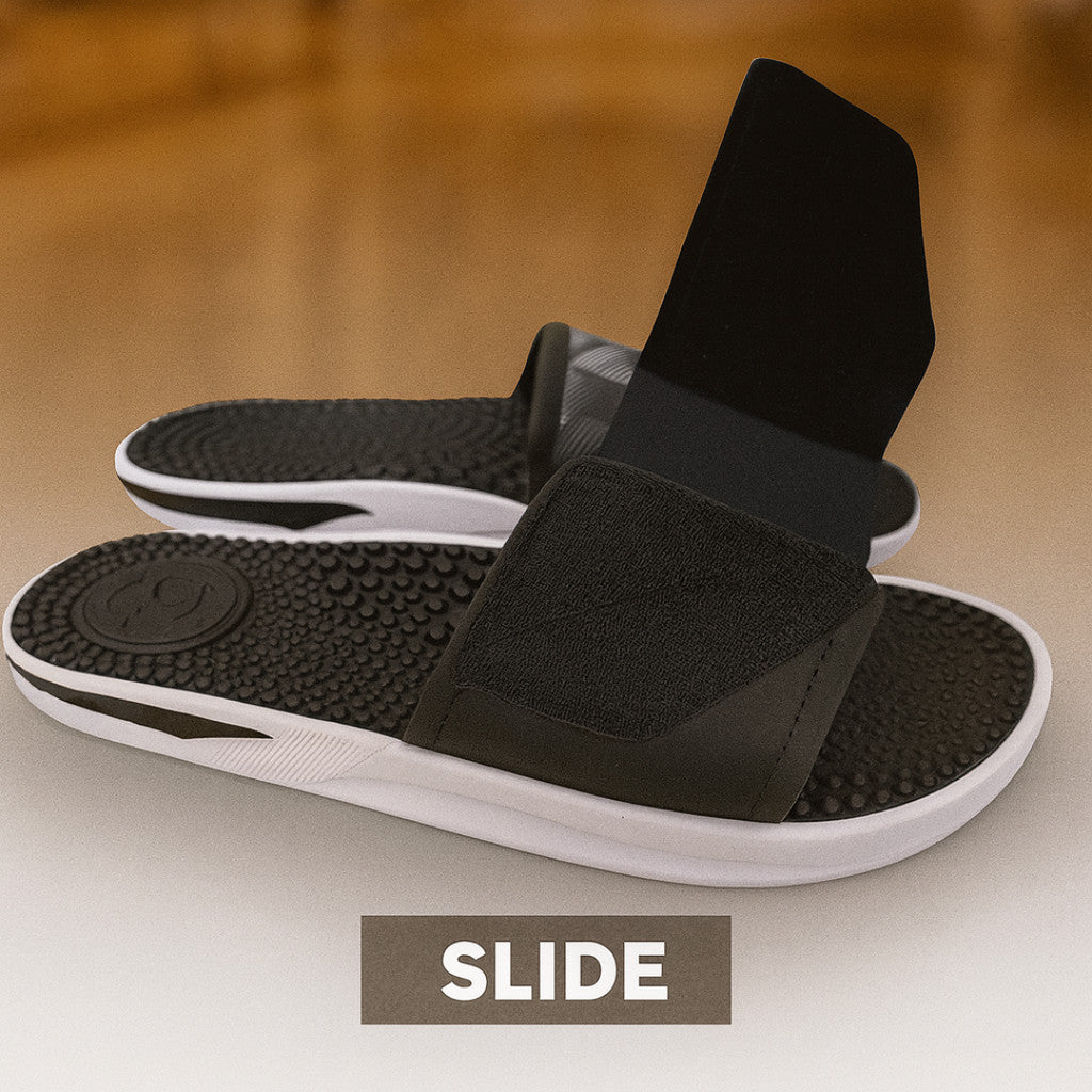 Chinelo Ortopédico Massageadora Slide Masculino BR Sport Confortável Palmilha