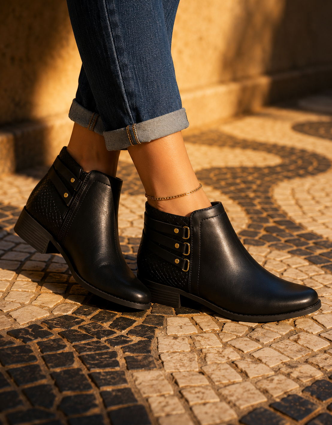 Bota Modare Feminina | Salto Baixo Seguro | Elegância Todos os Dias