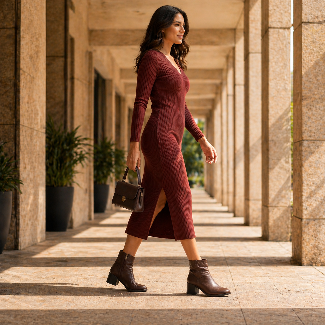 Bota Bottero Calce Fácil em Couro Legítimo com Zíper — Conforto e Estilo para o Dia a Dia