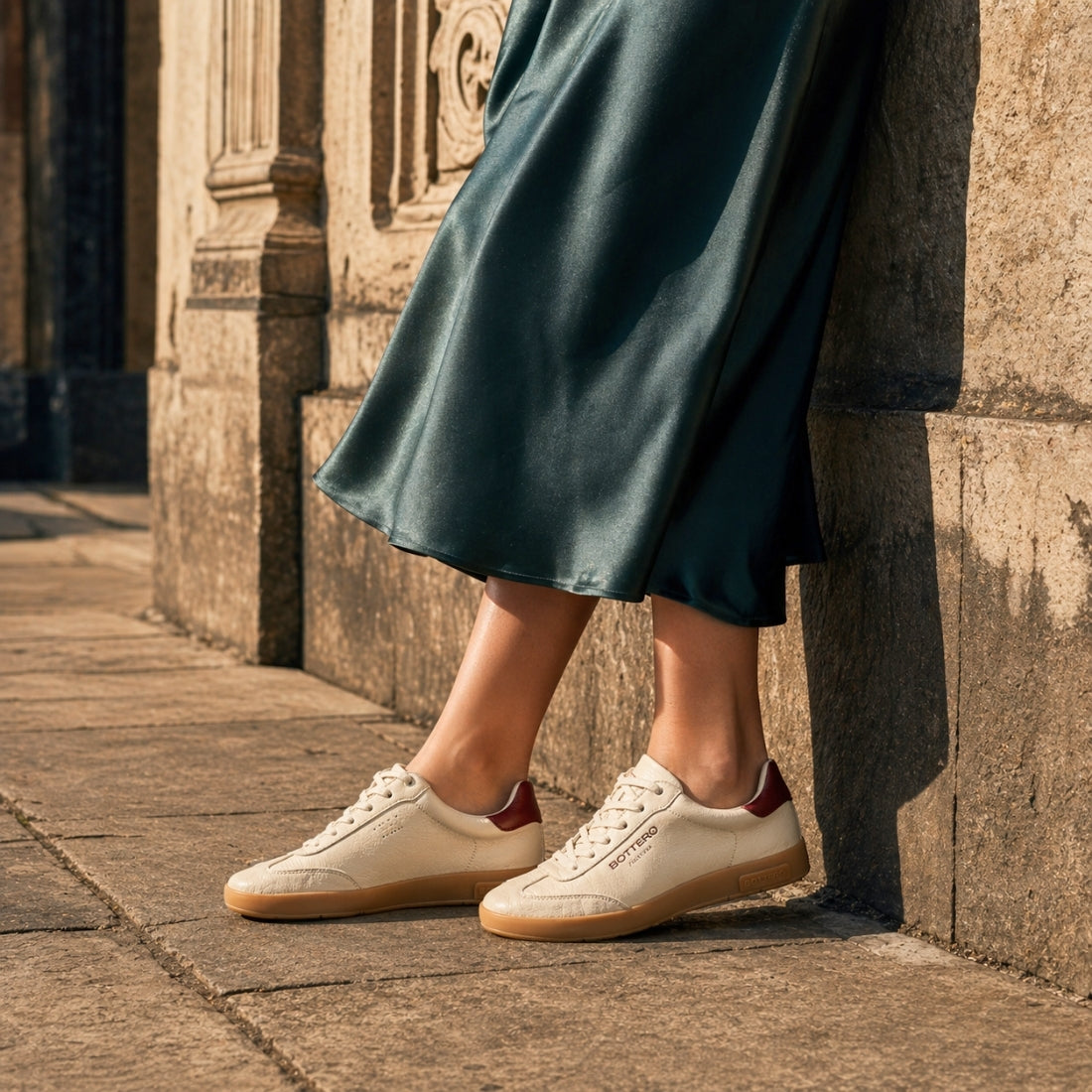 Tênis Bottero Sneaker Couro Napa Legítimo- de pés cansados a passos leves.