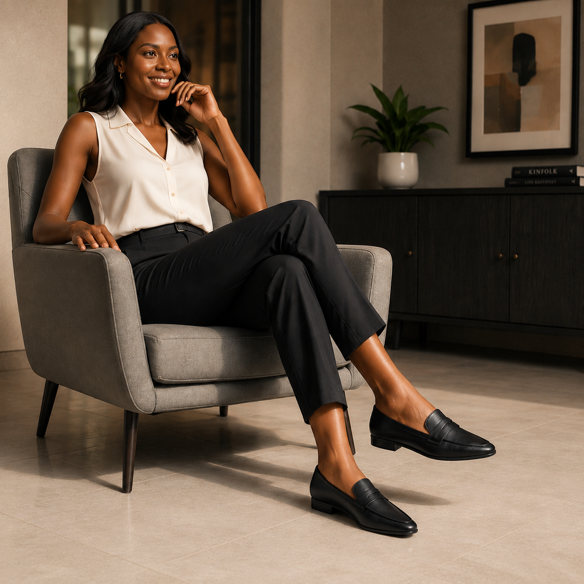 Mocassim Feminino Bico Fino Vizzano Ortoflex
