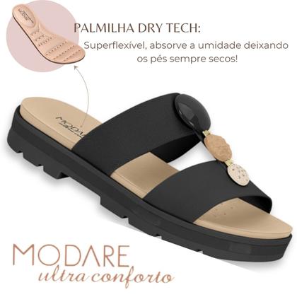 Tamanco Feminino Modare Ortopedico Tratorado Pedraria Ultraconforto