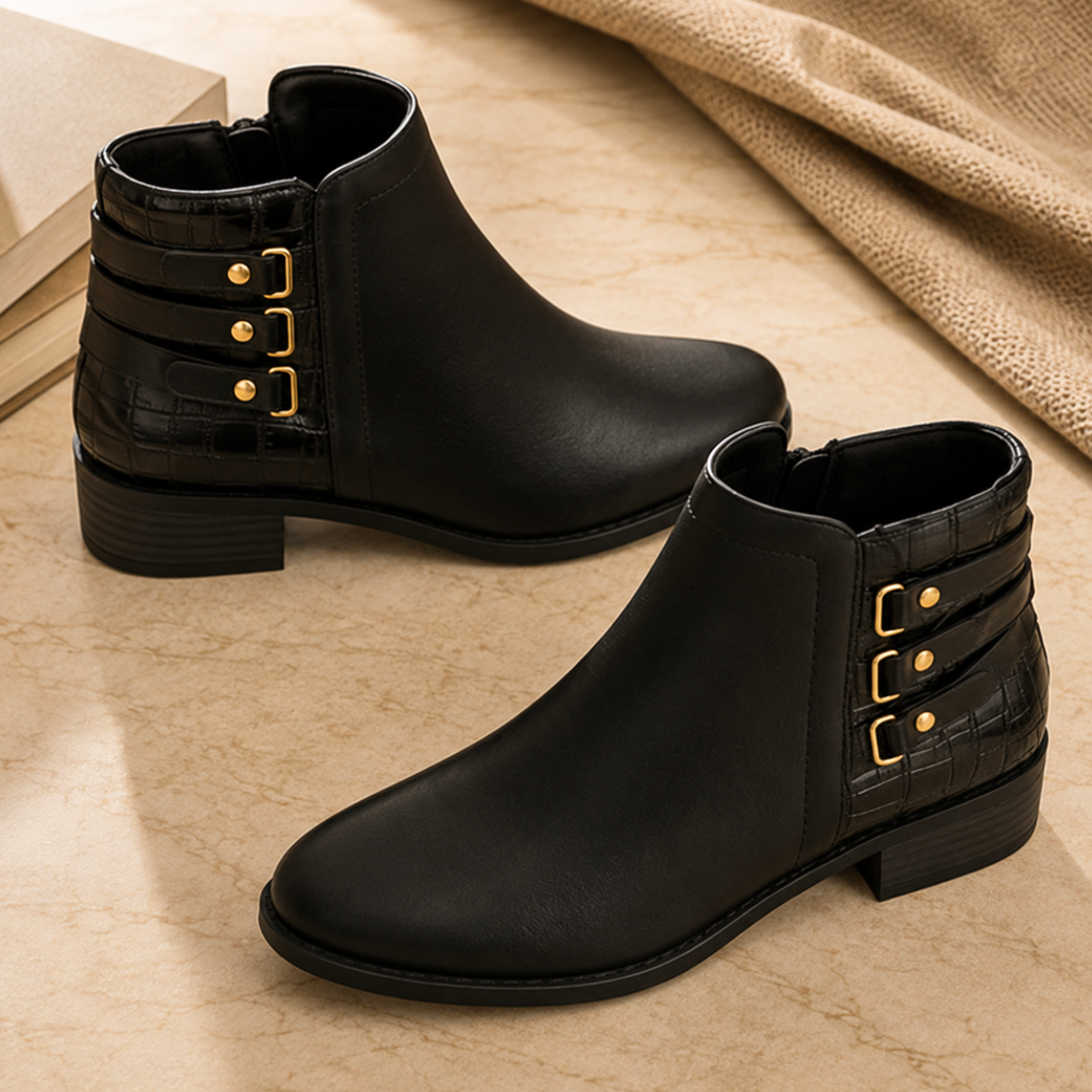Bota Modare Feminina | Salto Baixo Seguro | Elegância Todos os Dias