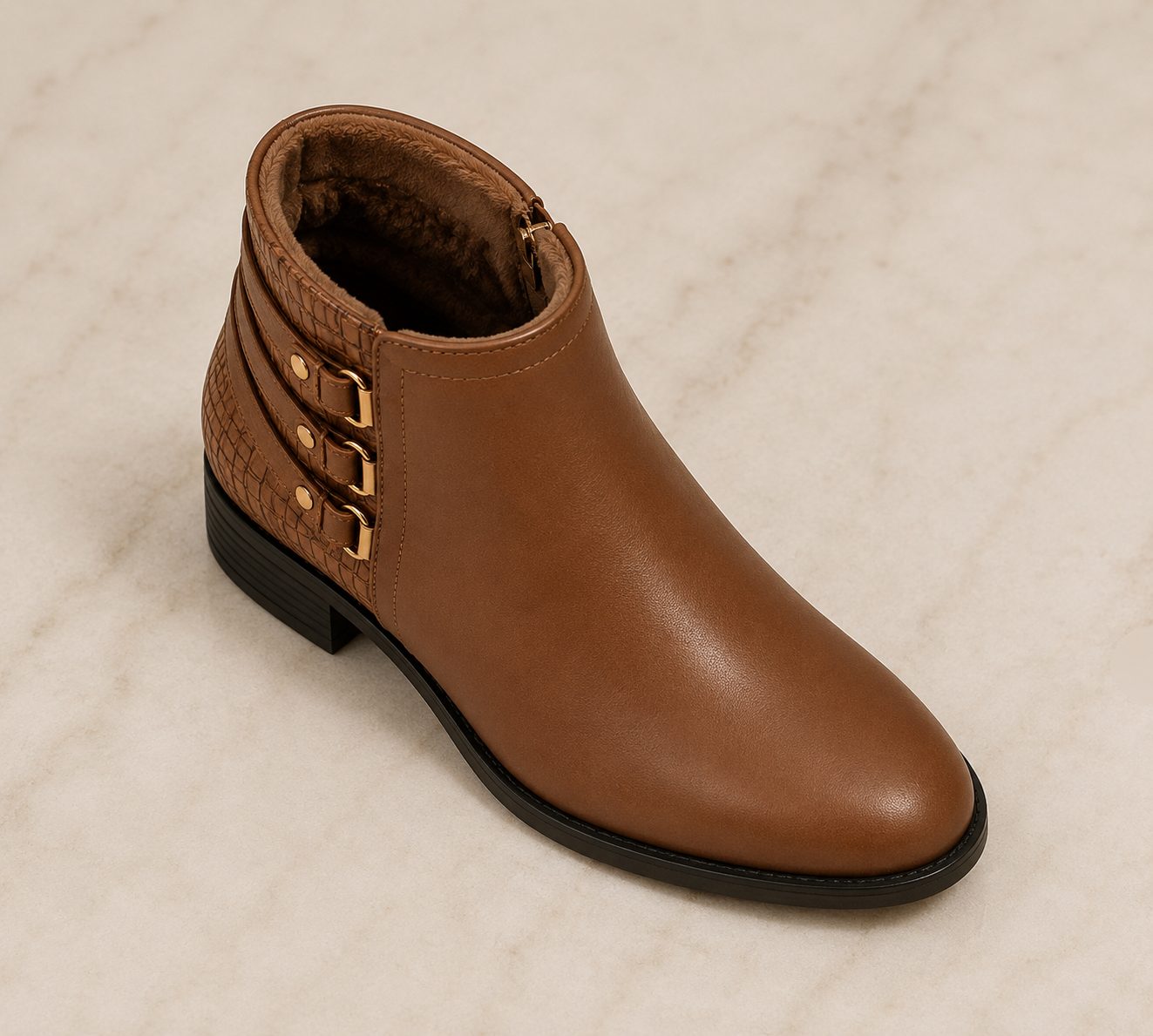 Bota Modare Montaria Avelã Aquecida Elegância em Cada Passo