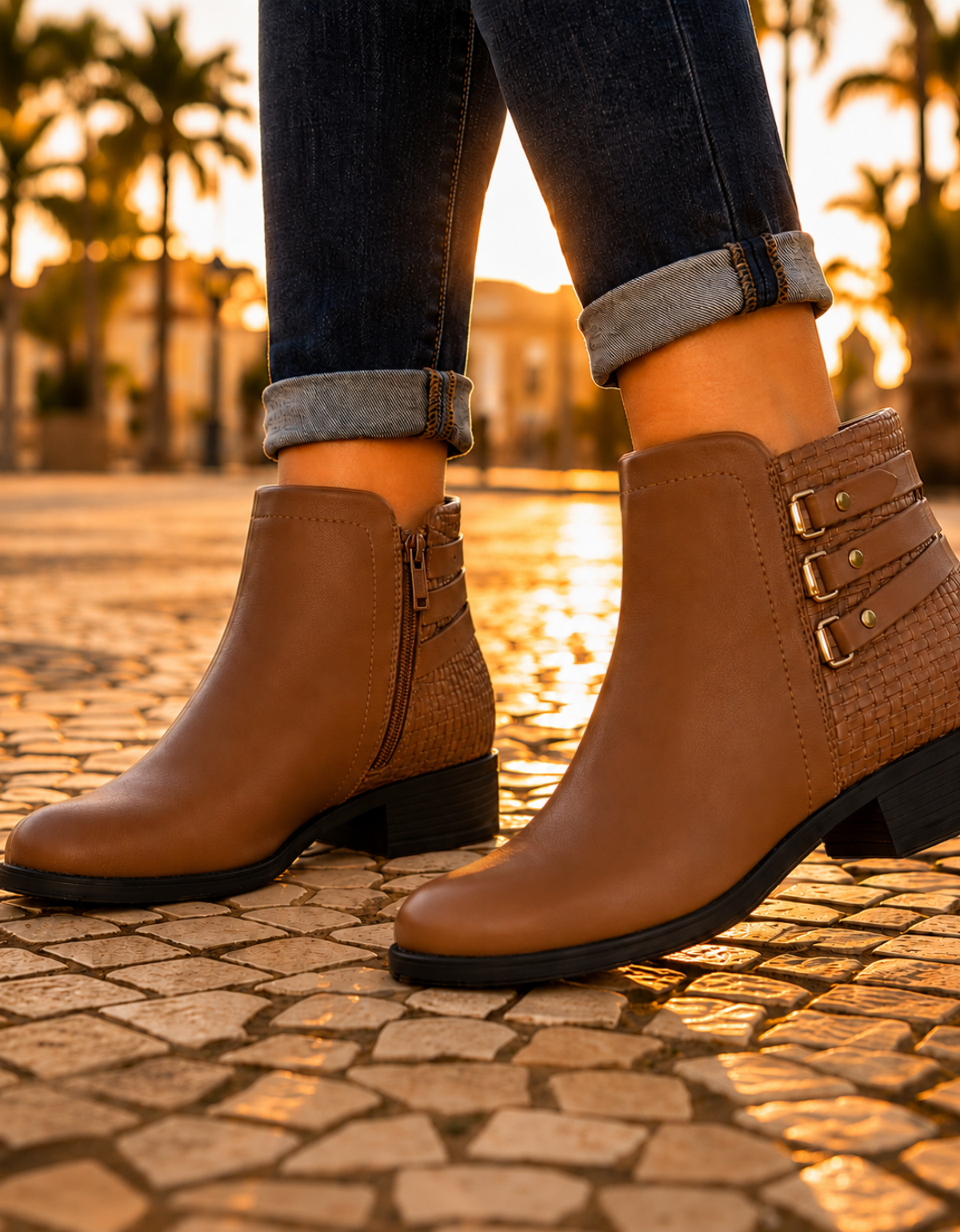 Bota Modare Montaria Avelã Aquecida Elegância em Cada Passo