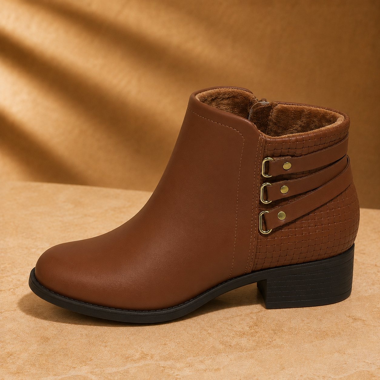Bota Modare Montaria Avelã Aquecida Elegância em Cada Passo