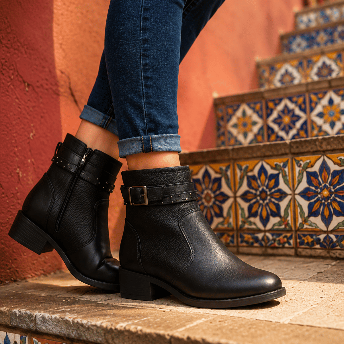 Bota Modare Feminina | Salto Baixo Seguro | Elegância Todos os Dias