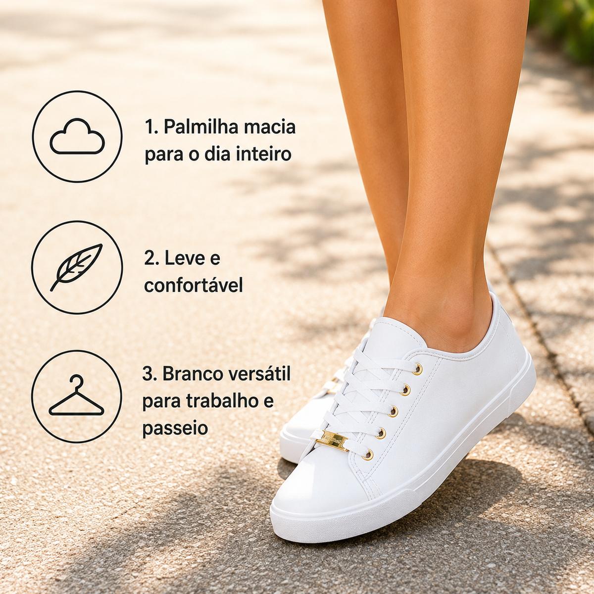 Tênis Moleca feminino Confortplus
