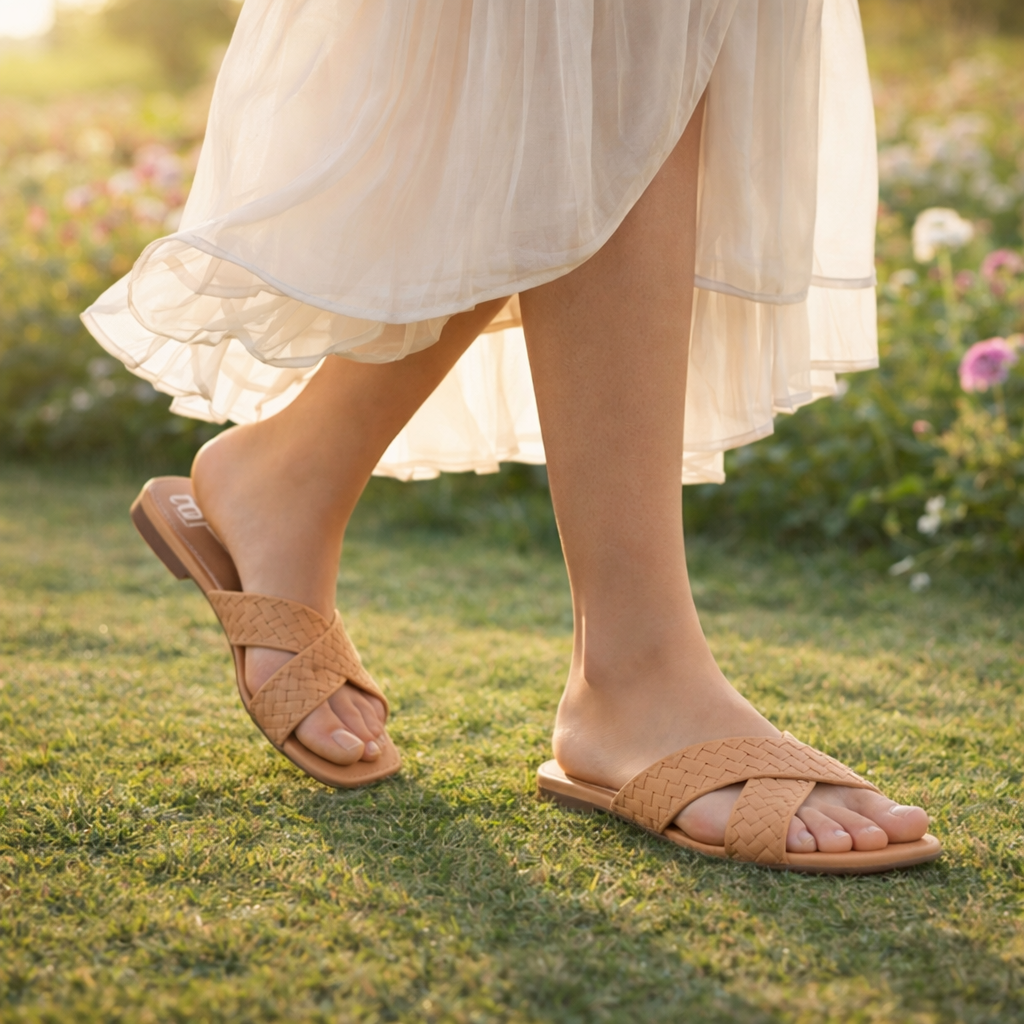 Sandalia Feminina Rasteira X Moleca - Leve e Confortável