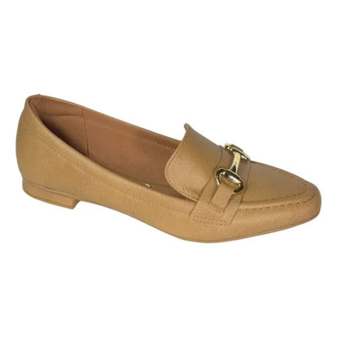 Sapato mocassim feminino Vizzano Ortopédico Bico Fino
