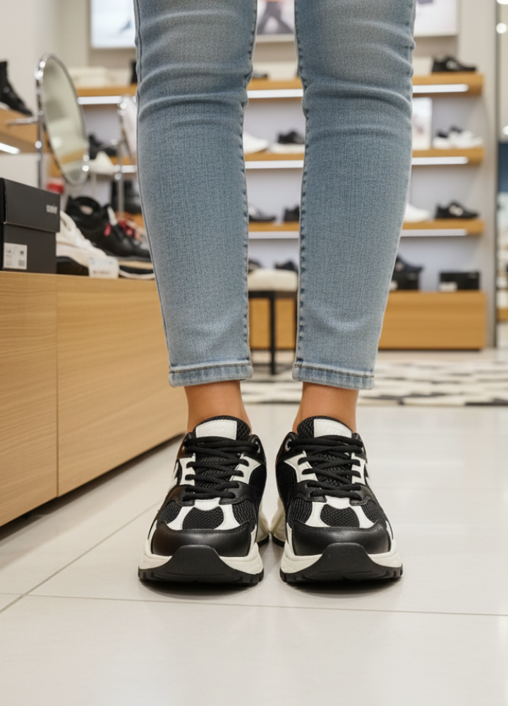 Tênis Via Marte Sneaker Feminino Chunky Lindo E Novo Oferta Original