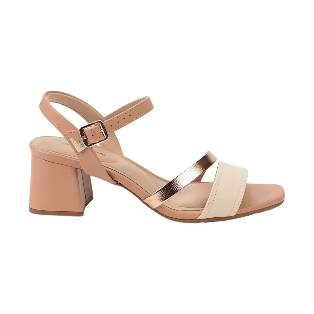 Sandália Modare Feminina Ultraconforto Salto Bloco