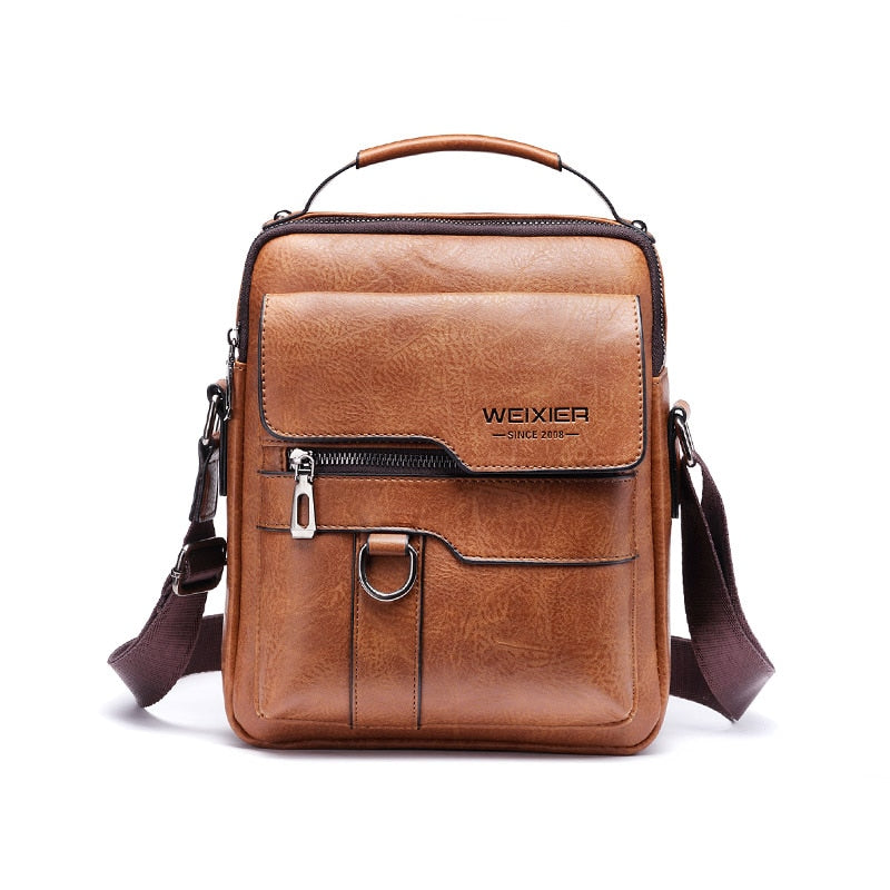 Bolsa de Couro Masculina Elegance