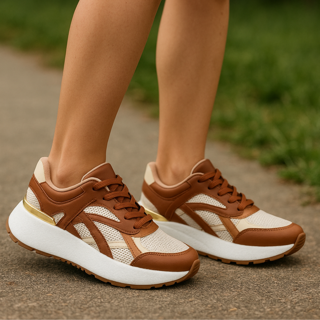 Tenis Feminino Vizzano Confortável Esportivo Mocca