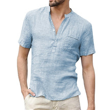 Camisa Masculina de Linho Elegance