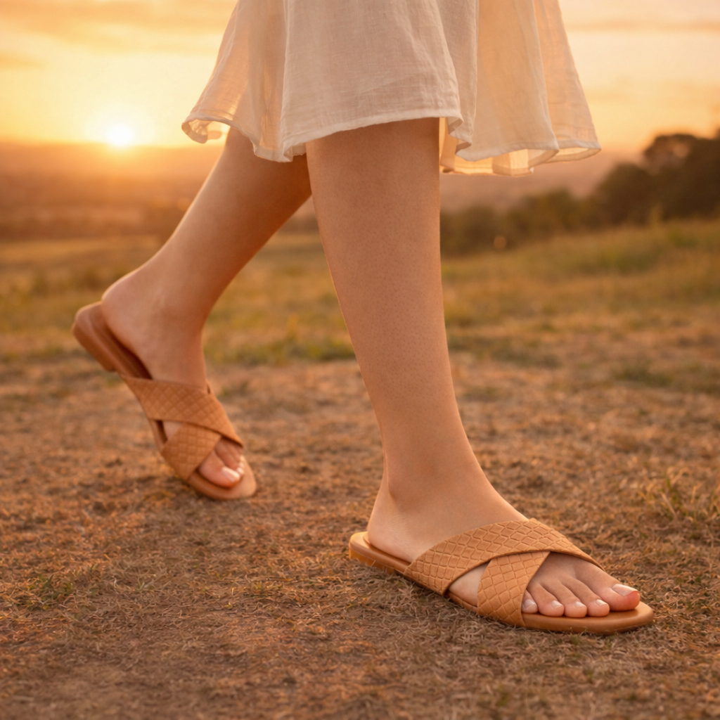 Sandalia Feminina Rasteira X Moleca - Leve e Confortável