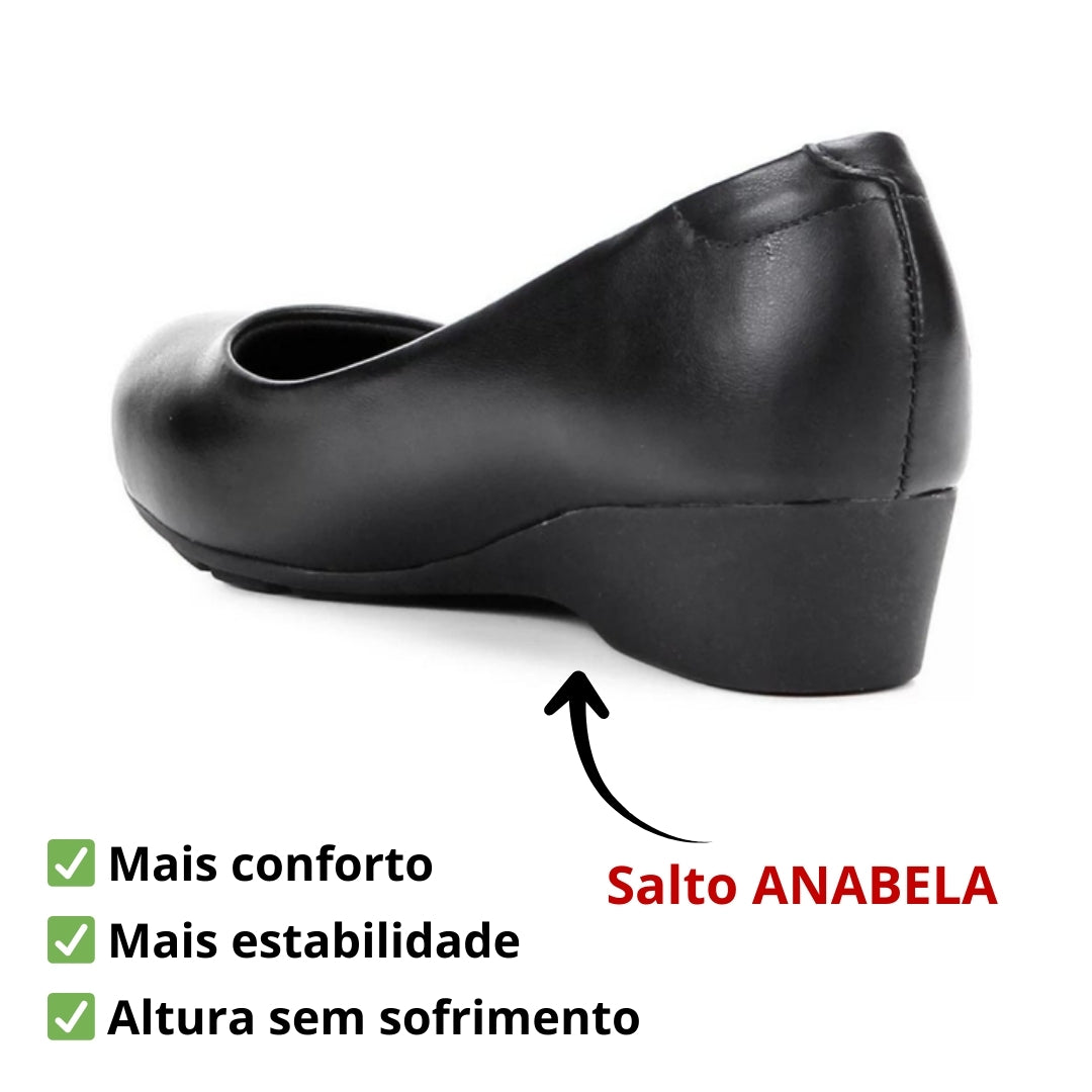 Sapato Scarpin Modare Salto Baixo Grosso