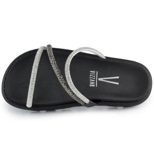 Papete Vizzano Feminina Strass - Estilo Moderno Confortável e Sofisticado