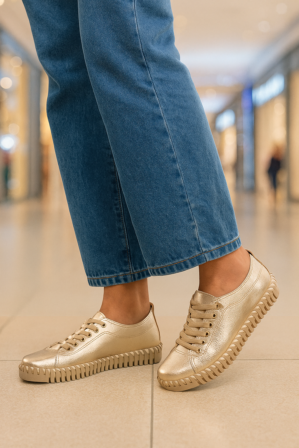 Tênis Feminino Bottero Comfort – Couro Legítimo - Preço Promocional, Apenas Hoje!