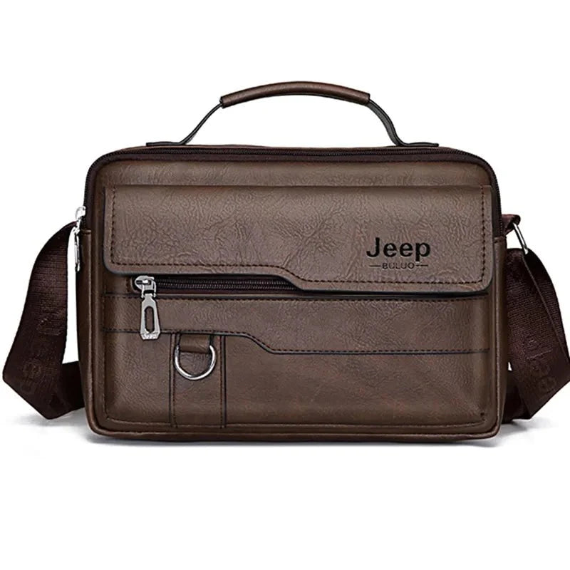 Bolsa de couro Jeep Masculina