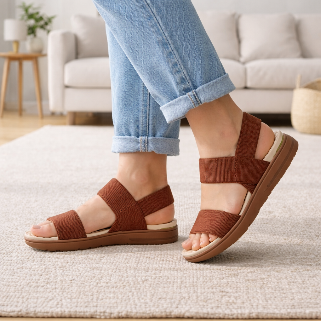 Sandália Feminina Ortopédica Calce Fácil Modare- Conforto que Acompanha Você o Dia Todo