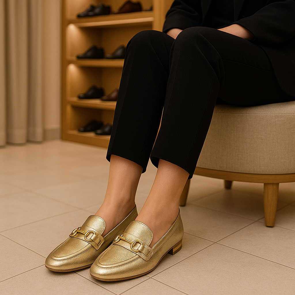 Sapato mocassim feminino Vizzano Ortopédico Bico Fino