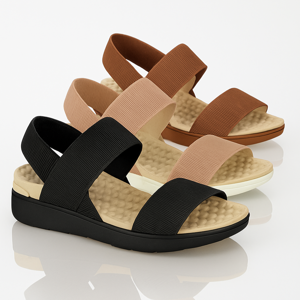 Sandália Feminina Modare Tira Elástica Canelado Ultra Conforto