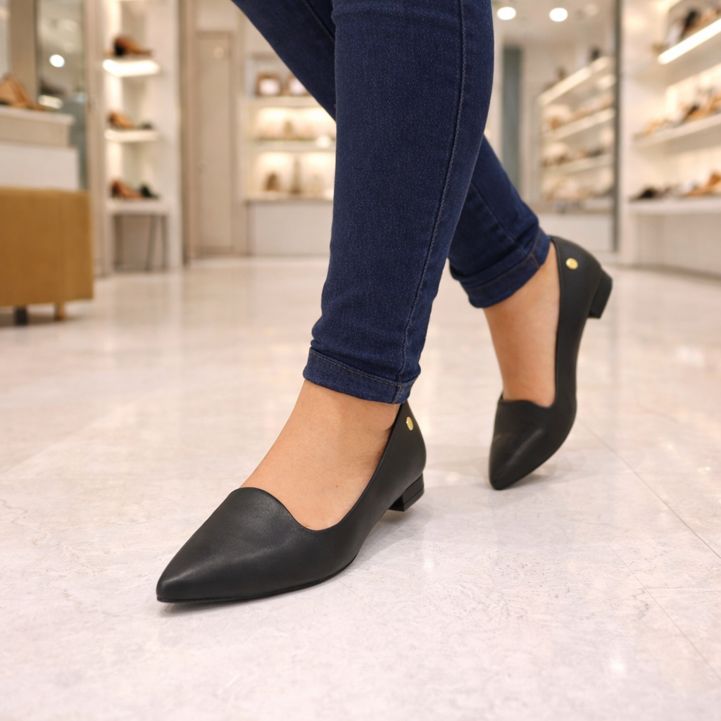 Sapatilha Vizzano Feminina Bico Fino Casual