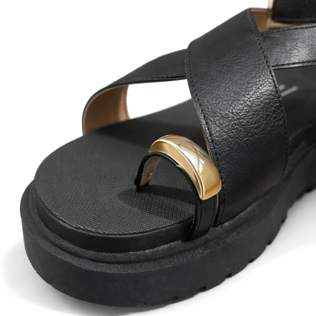 Sandália Feminina Flatform Comfort Vizzano