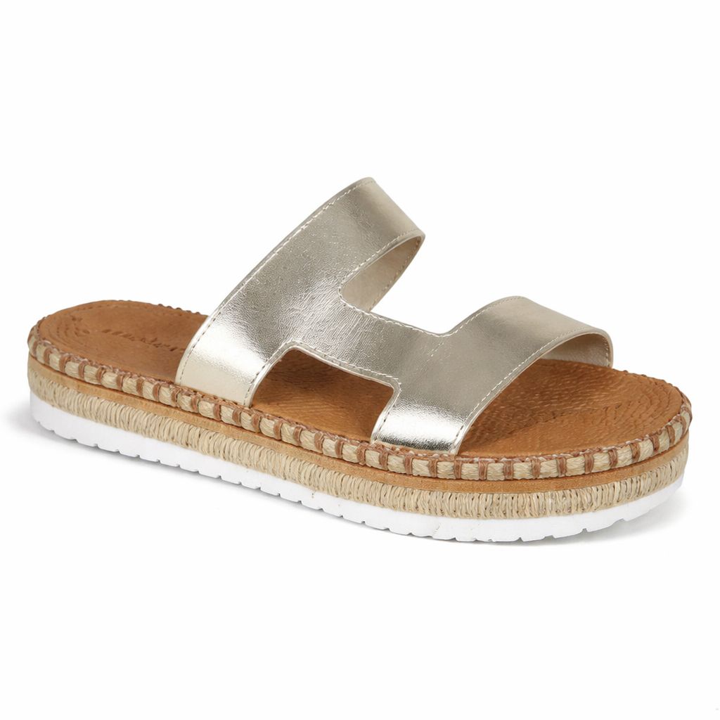 Sandália feminina Casual Flatform Moleca