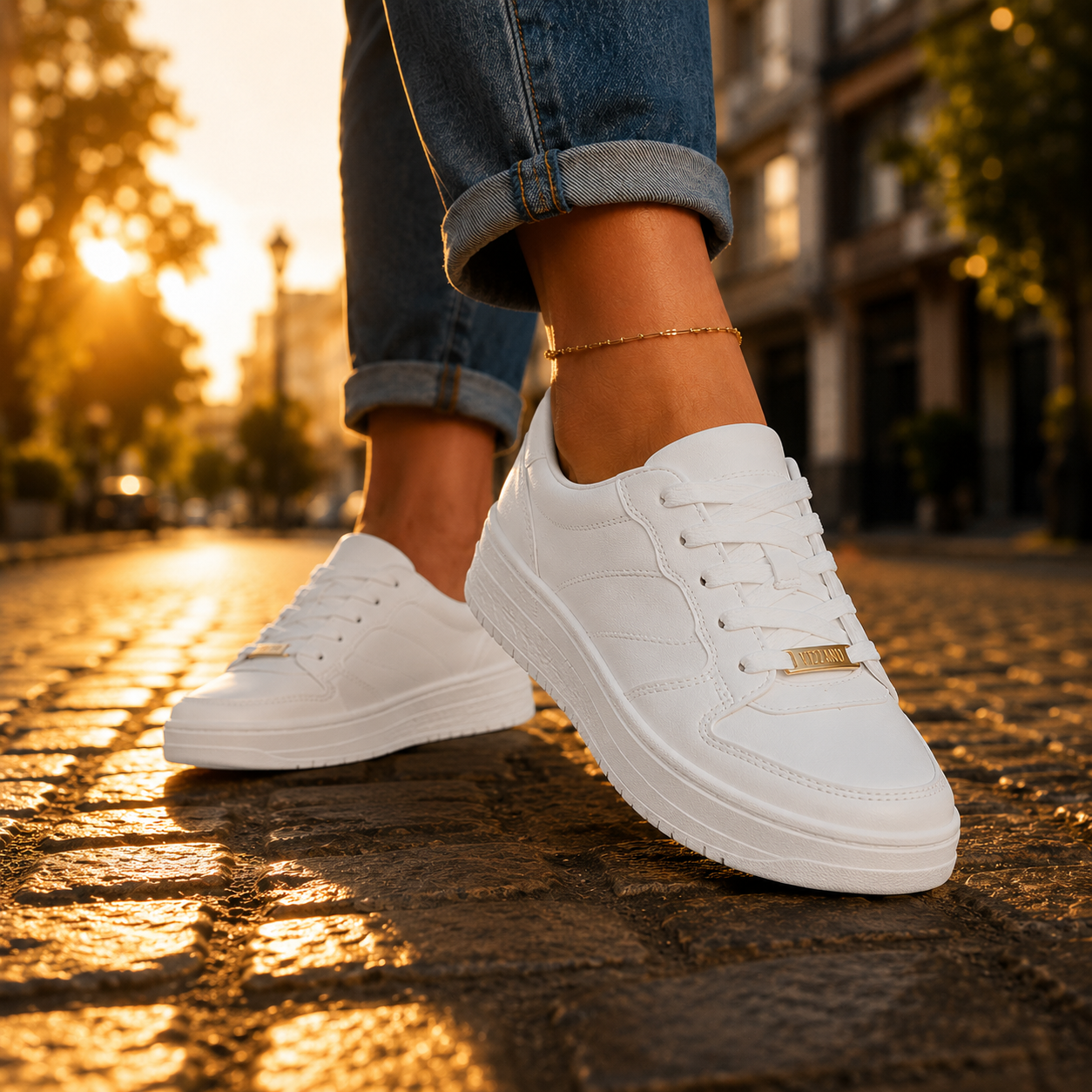 Tênis Feminino Vizzano Branco Ultra Conforto Flex - de pés cansados a passos leves.