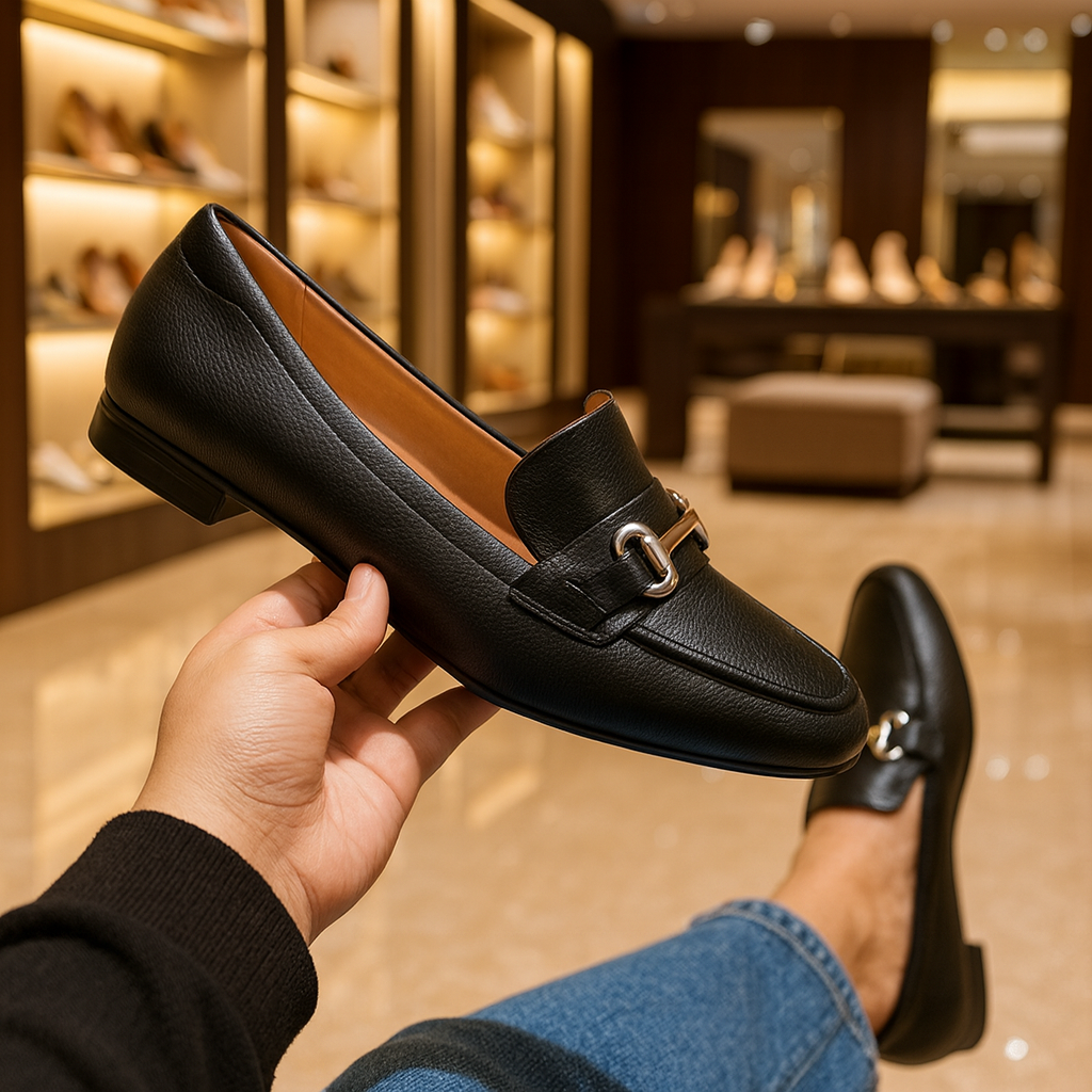 Sapato mocassim feminino Vizzano Bico Fino Confortável
