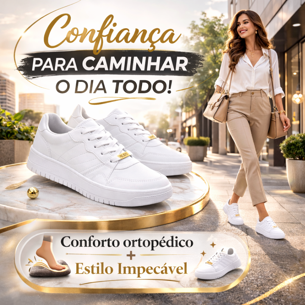 Tênis femininos casual Confortável Viz