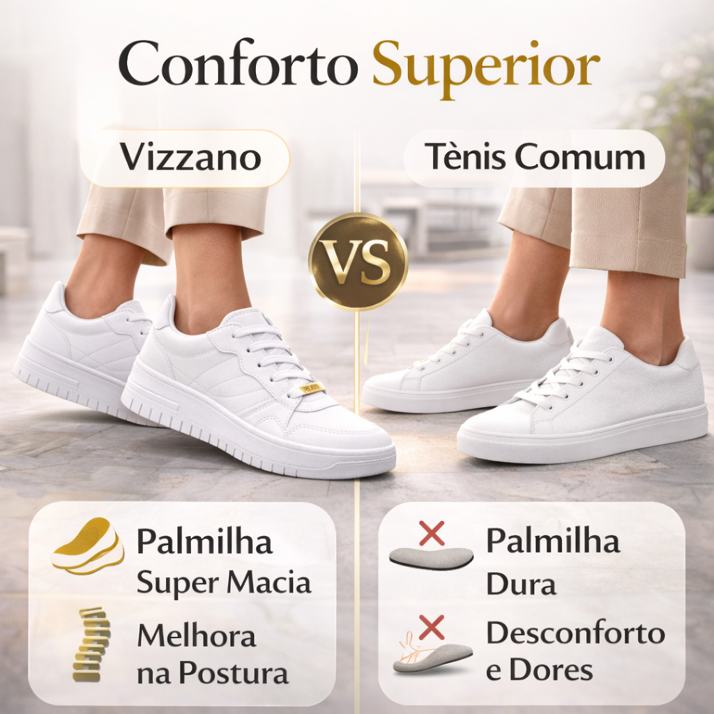 Tênis femininos casual Confortável Viz