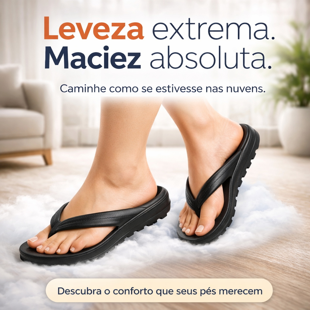 Chinelo Piccadilly Ortopédico Marshmallow - Seu Dia a Dia com Conforto