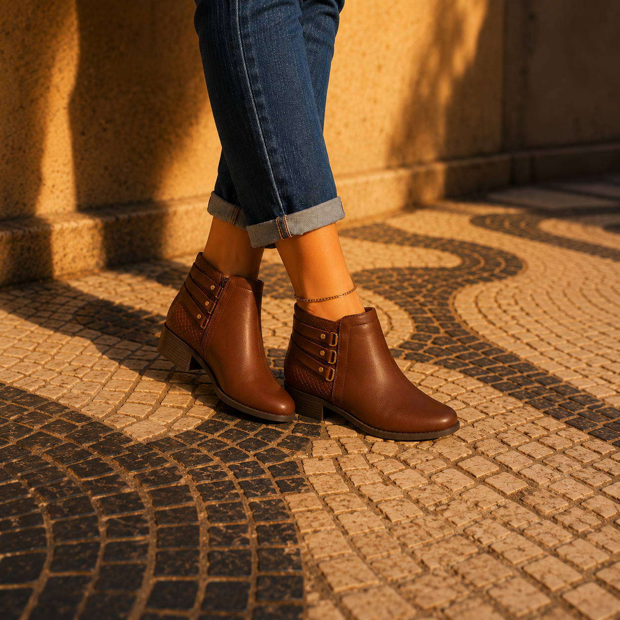 Bota Modare Feminina | Salto Baixo Seguro | Elegância Todos os Dias