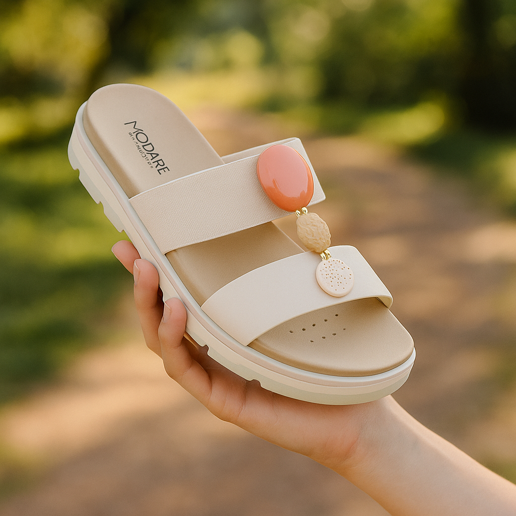 Tamanco Feminino Modare Ortopedico Tratorado Pedraria Ultraconforto