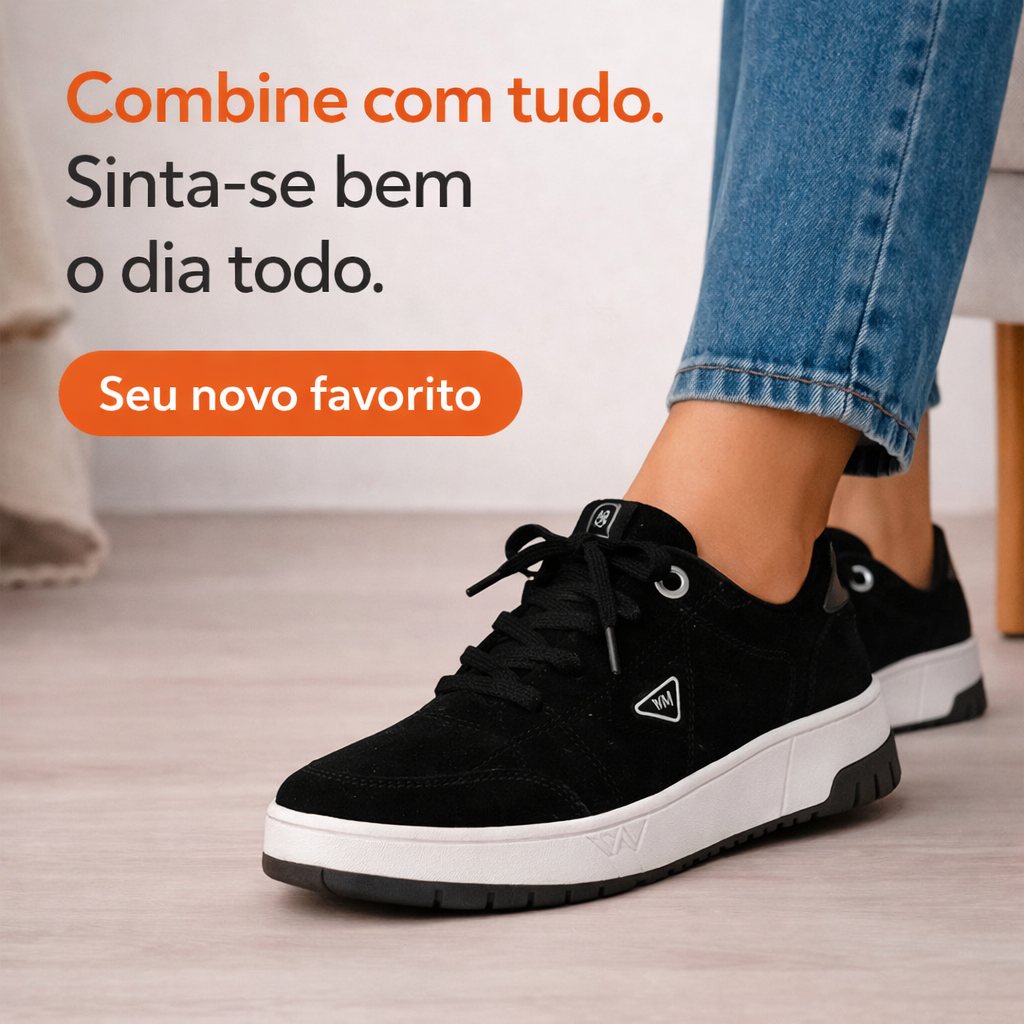 Tênis Casual Feminino Confortável para Uso Diário – Via Marte