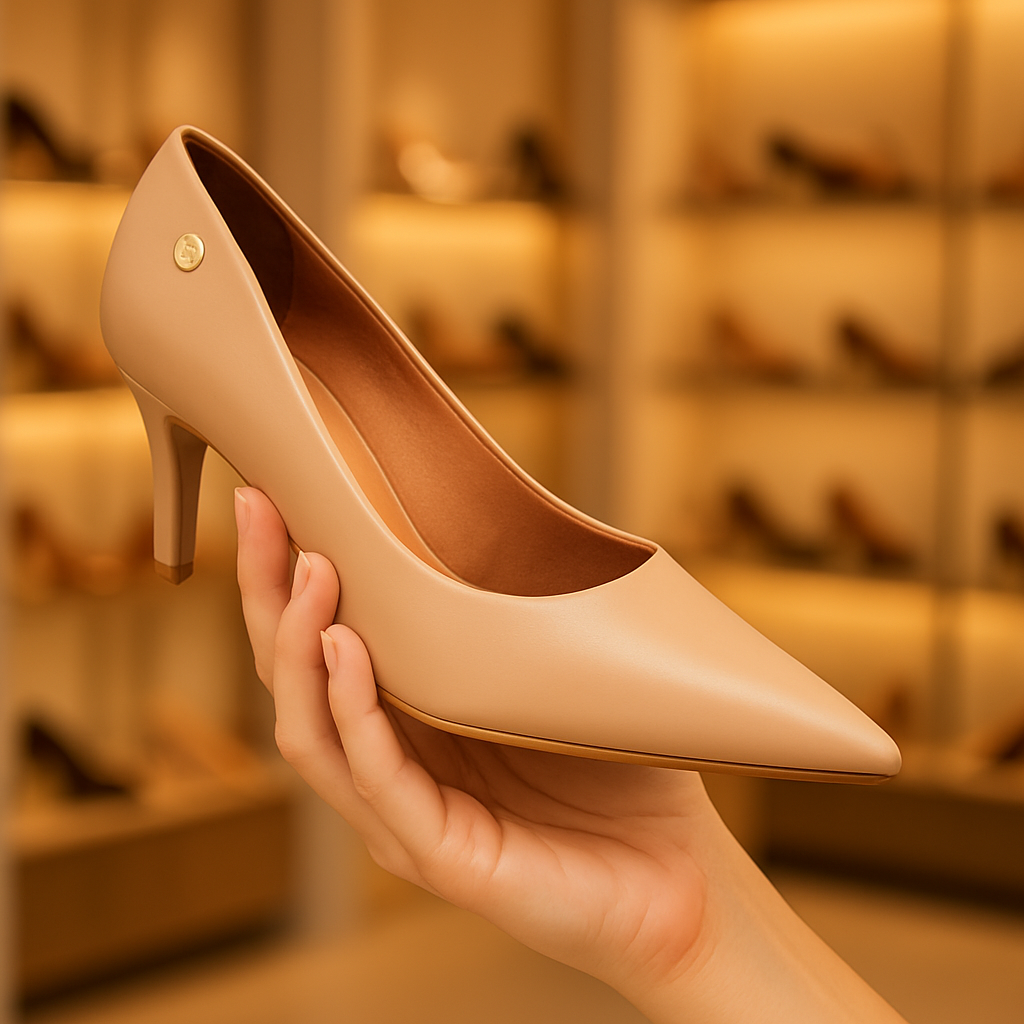 Scarpin vizzano Salto Médio Bico Fino