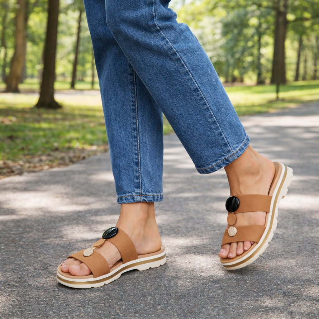 Tamanco Feminino Modare Ortopédico Pedraria Tratorado Creme Preto Bege Oliva 34-39 - Alívio, leveza, disposição para seu Dia a Dia!