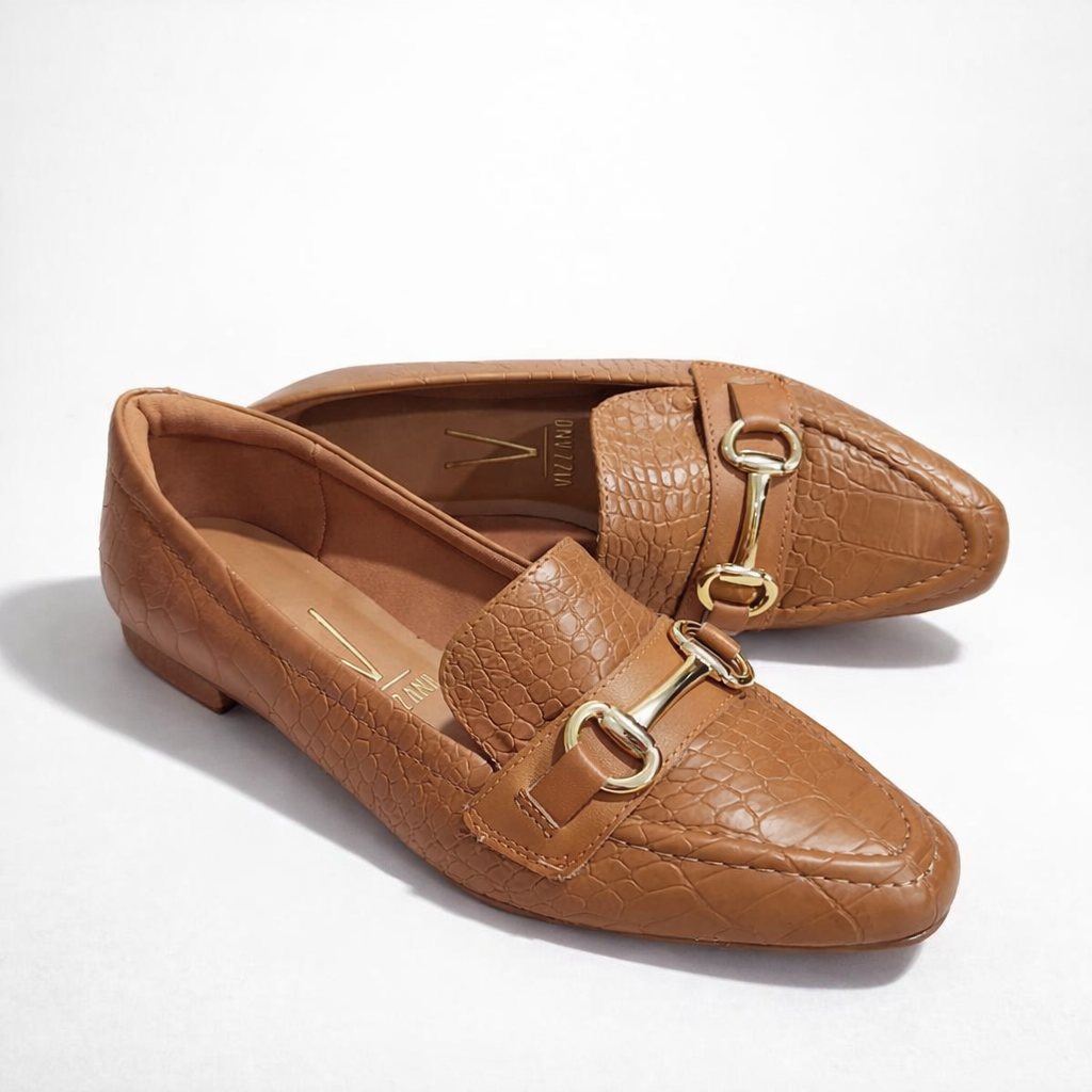 Sapato mocassim feminino Vizzano Ortopédico Bico Fino