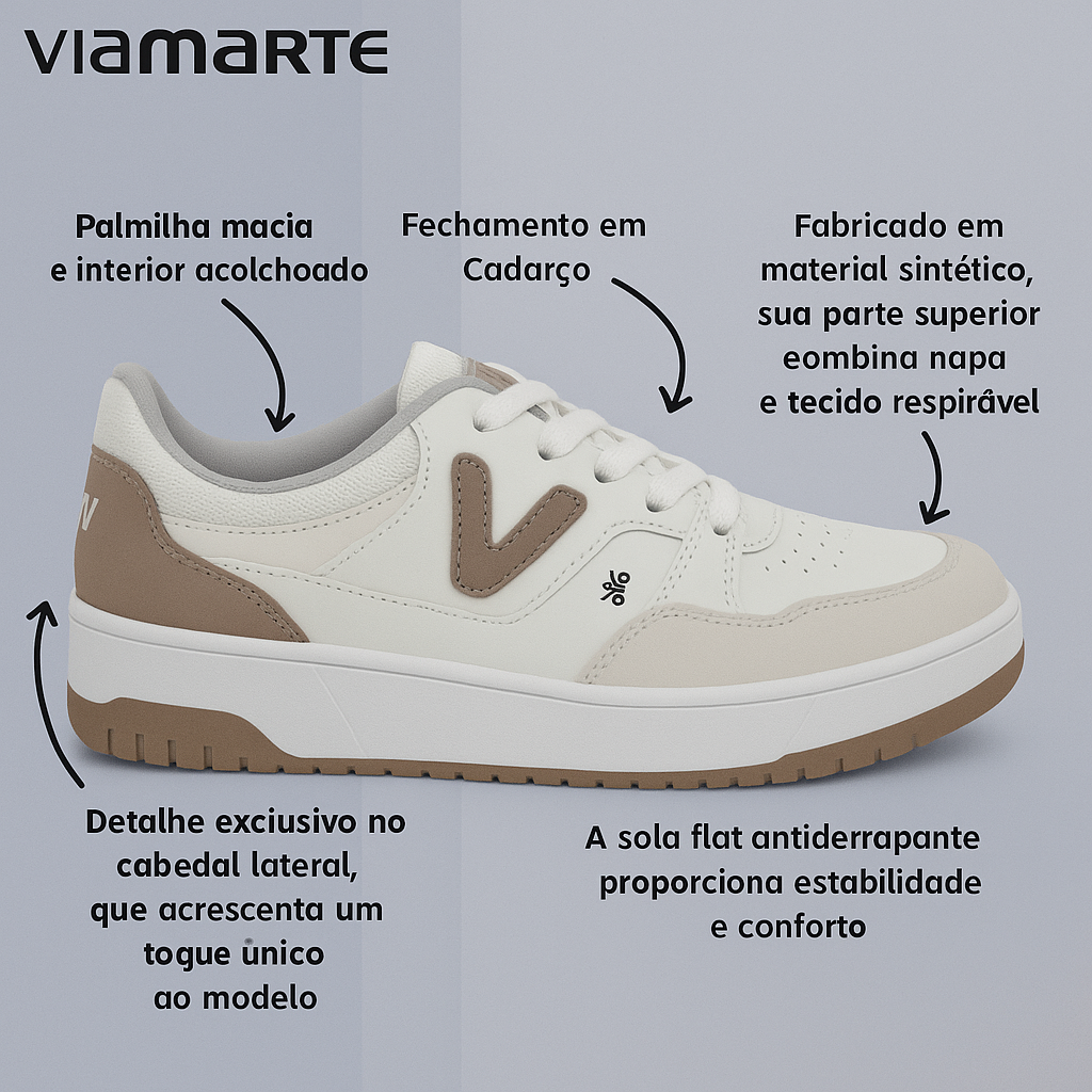 Tênis da via marte Nobuck Napa Stilus Plus - Queima de Estoque, Apenas hoje!