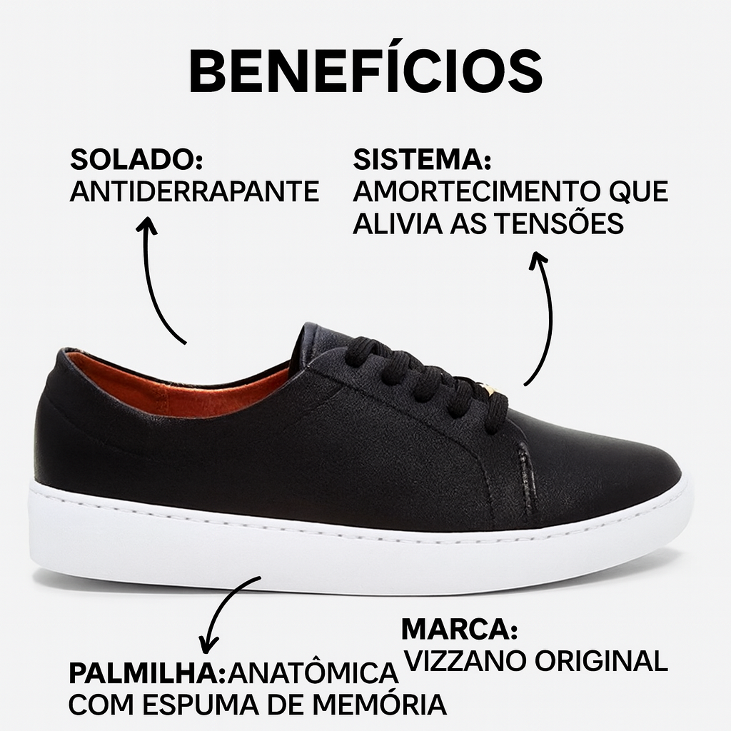 Tênis da Vizzano Original, Estiloso e Confortável - QUEIMA DE ESTOQUE - ÚLTIMA OPORTUNIDADE!