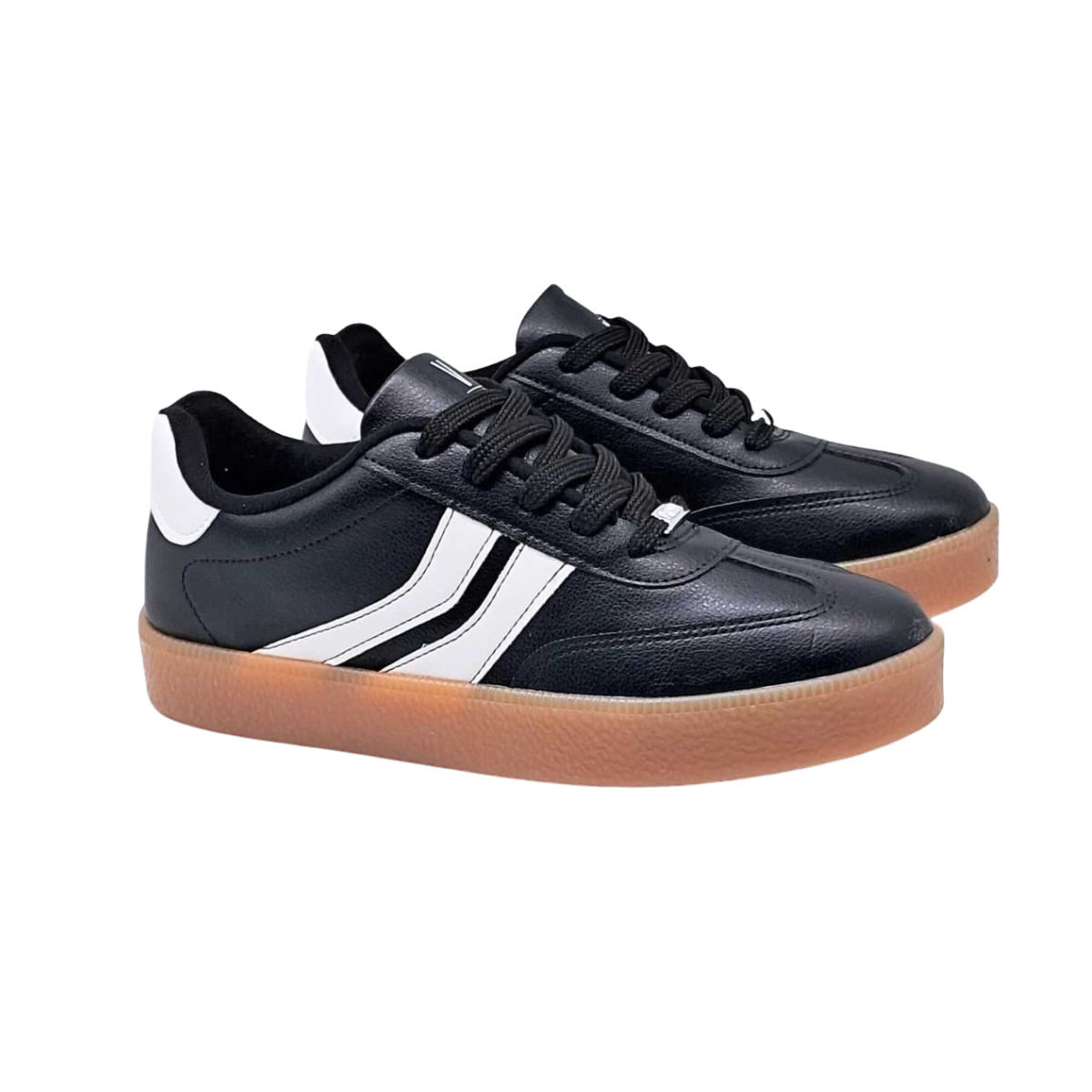 Tênis Feminino Vizzano Plataforma Listras Estilosas Confortável Casual